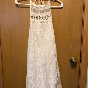 Hollister white dress